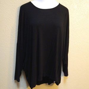 Zim & Zoe Black Tunic with Sexy Strappy Back Plus Size 26/28